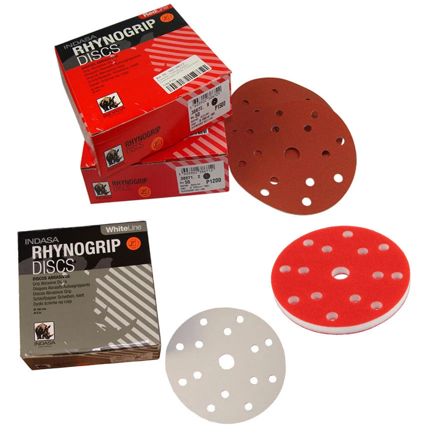 INDASA RHYNOGRIP Schleifscheiben 150 mm | Schleifpapier
