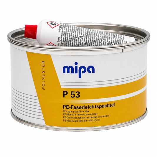 Spachtel Kfz Mipa P 53 PE Faserleichtspachtel 2kg - Gelb + Härter