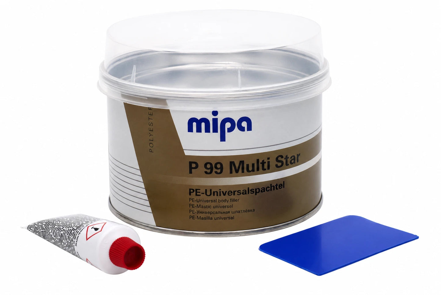 Spachtel Kfz Mipa P 99 Multi Star Universalspachtel 1kg - Beige + Kunst.Spachtel
