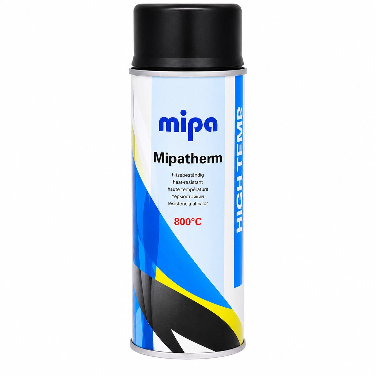 Mipa Mipatherm Hochtemperaturlack bis 800°C – Speziallack für Auspuff Schwarz