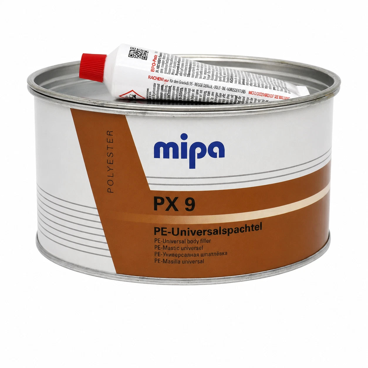 Spachtel Kfz Mipa PX 9 Polyester Universalspachtel 2kg - Beige + Härter
